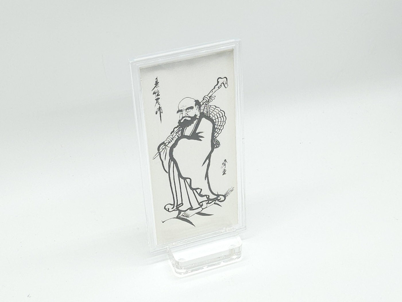달마대사, 은(銀) 위에 내려앉다. 새롭게 태어난 달마도 순은 99.9% 액자 블리온 실버 30g