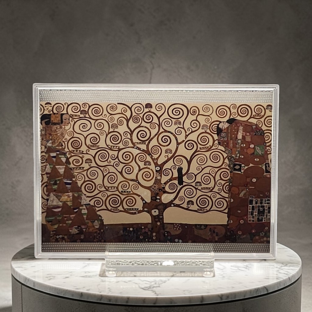 구스타프 클림트《생명의 나무》 실버 아트, 순은 99.99% 액자 블리온 실버 70g