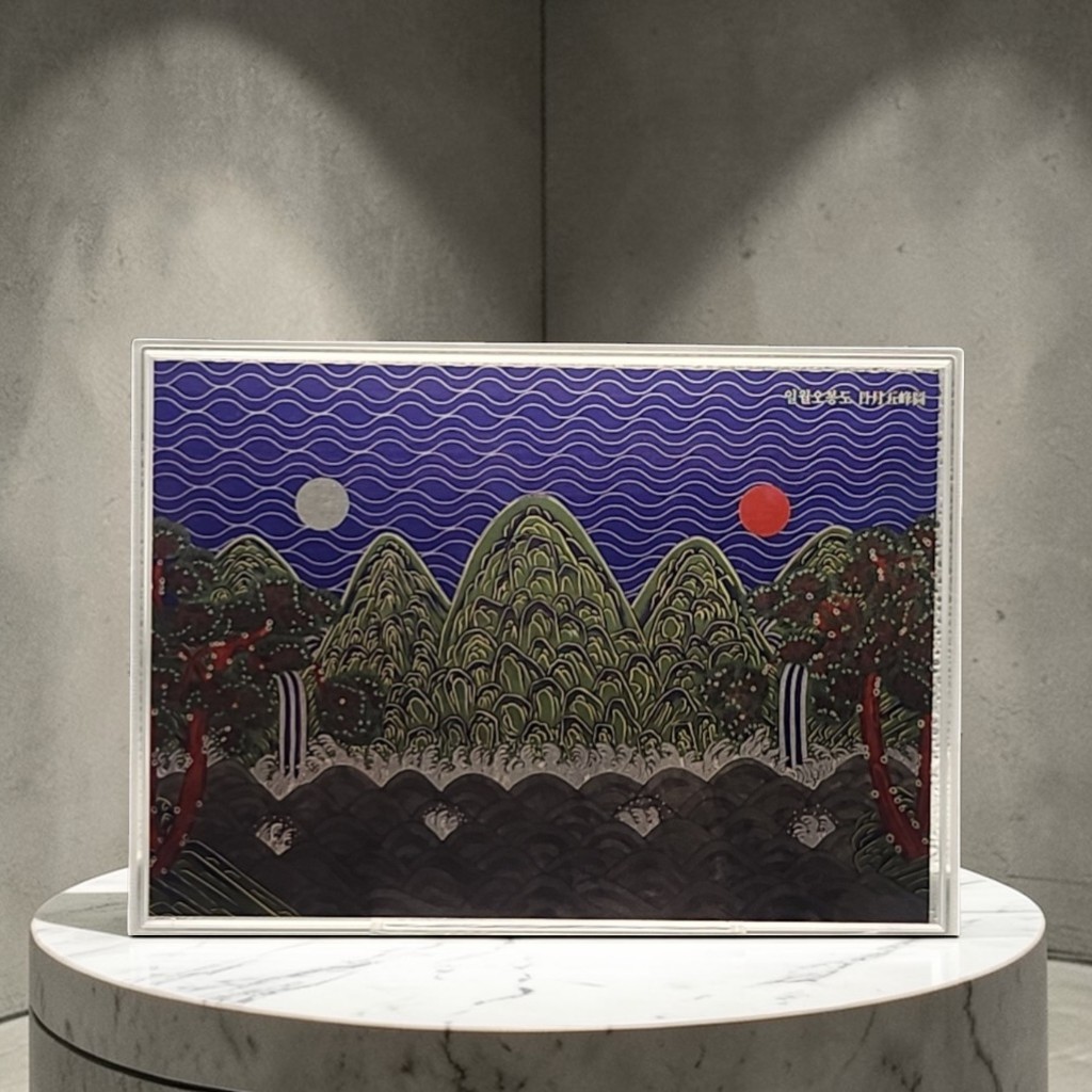 "일월오봉도" 순은 99.99% 액자 블리온 실버 70g