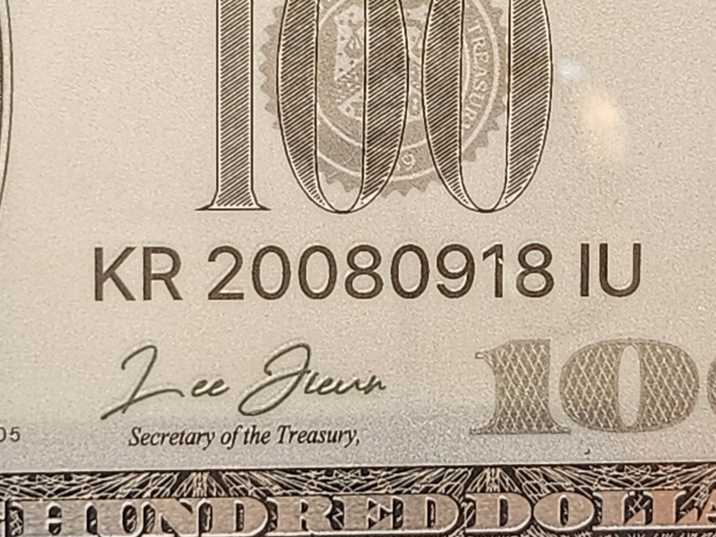 "행운의 100달러 커스텀"순은 99.99% 액자 블리온 실버 (10g)