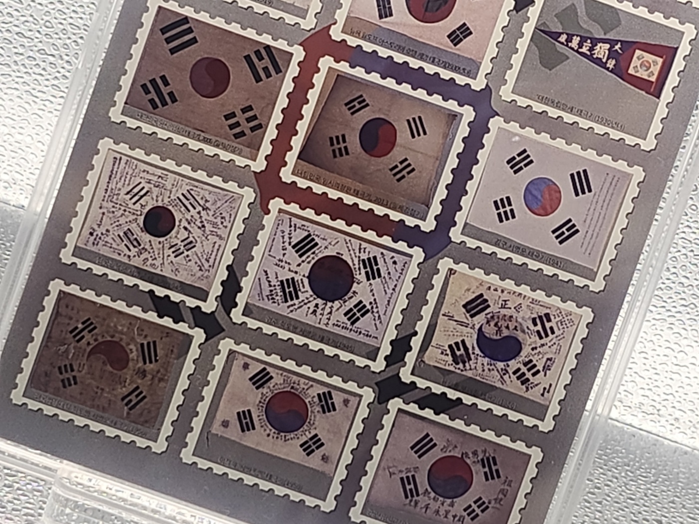 역사 속 태극기 A5, 70g 순은