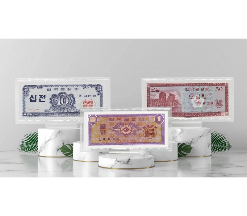 한국 화폐개혁의 상징, ‘영제권’ 컬러은지폐,10g,순은 99.99%