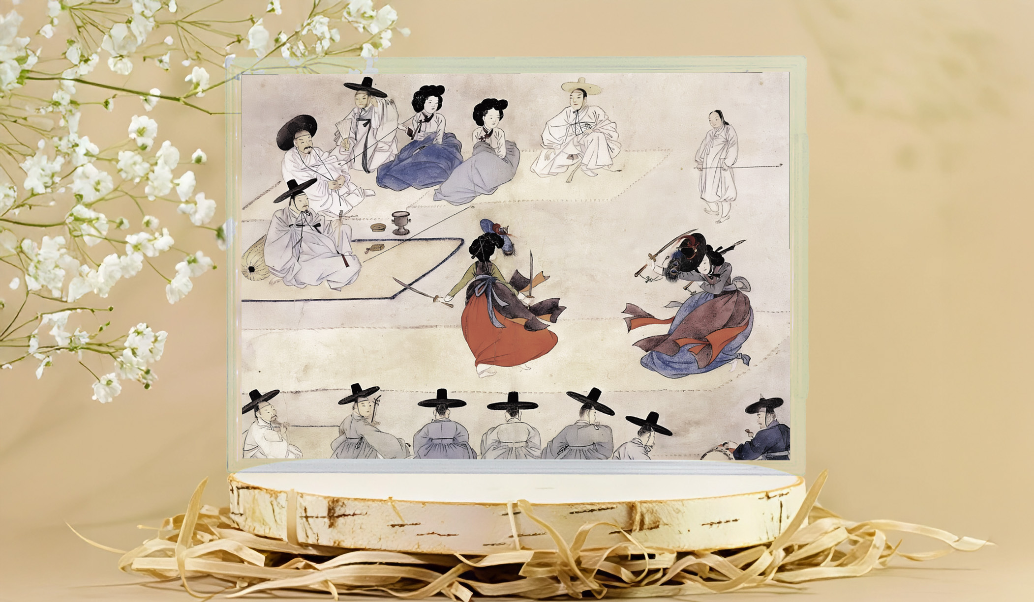 "신윤복 풍속화 시리즈"70g, 순도 9999, 한정판 300개