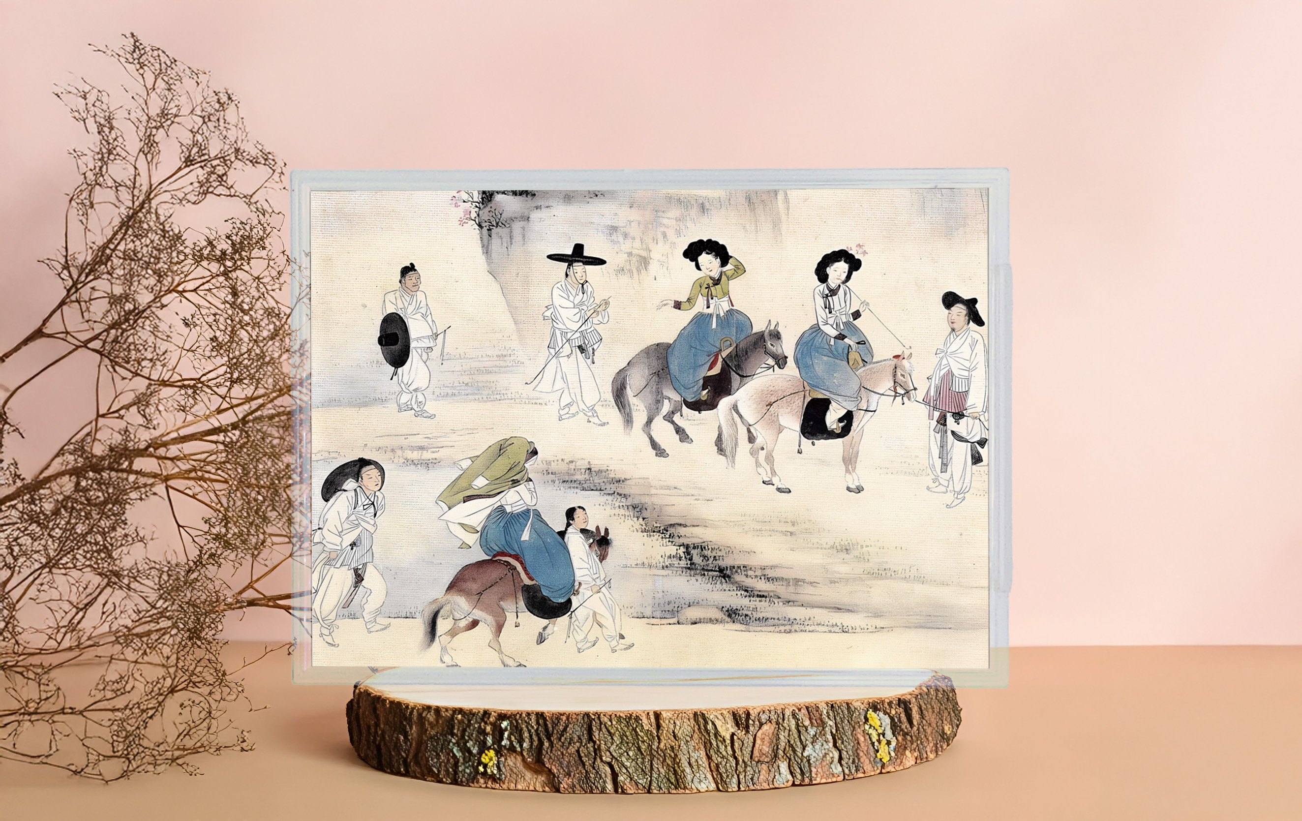 "신윤복 풍속화 시리즈"70g, 순도 9999, 한정판 300개