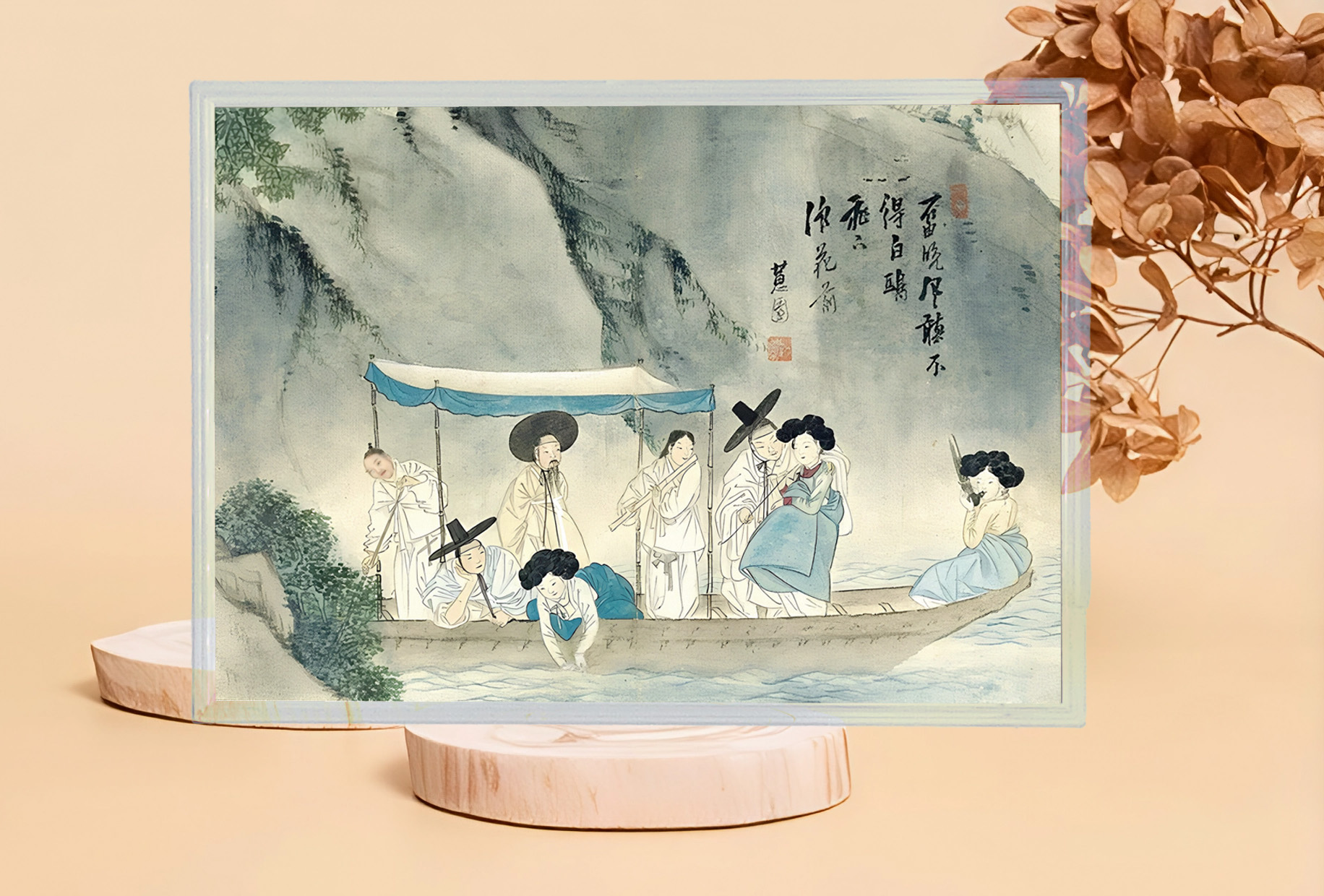 "신윤복 풍속화 시리즈"70g, 순도 9999, 한정판 300개