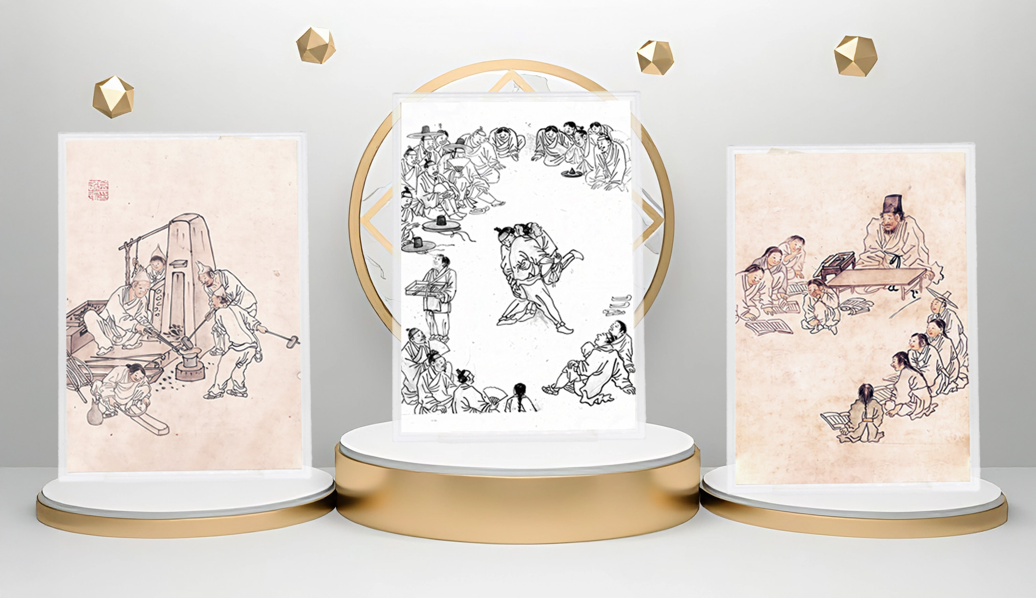 "단원김홍도 풍속화 시리즈 " 70g, 순도 9999