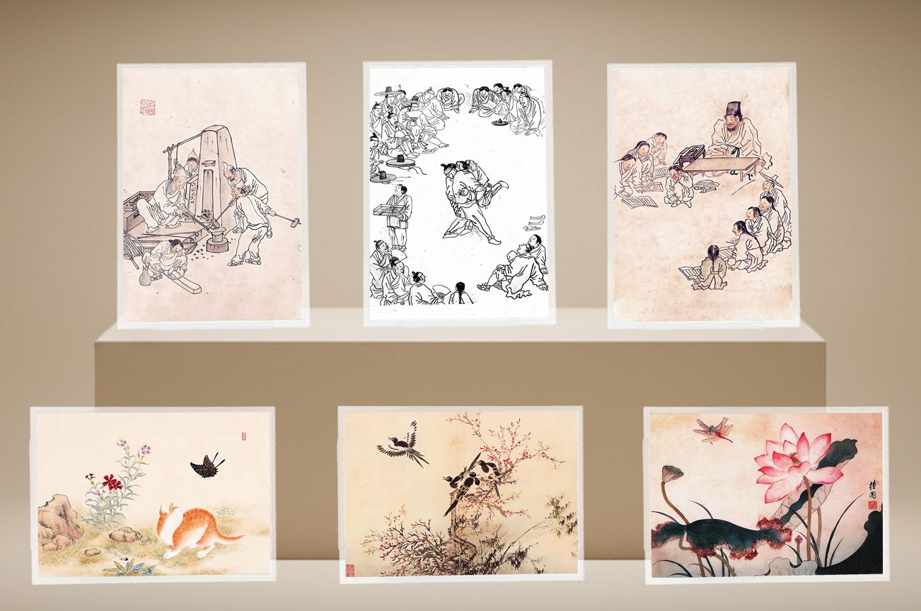 "단원김홍도 풍속화 시리즈 " 70g, 순도 9999