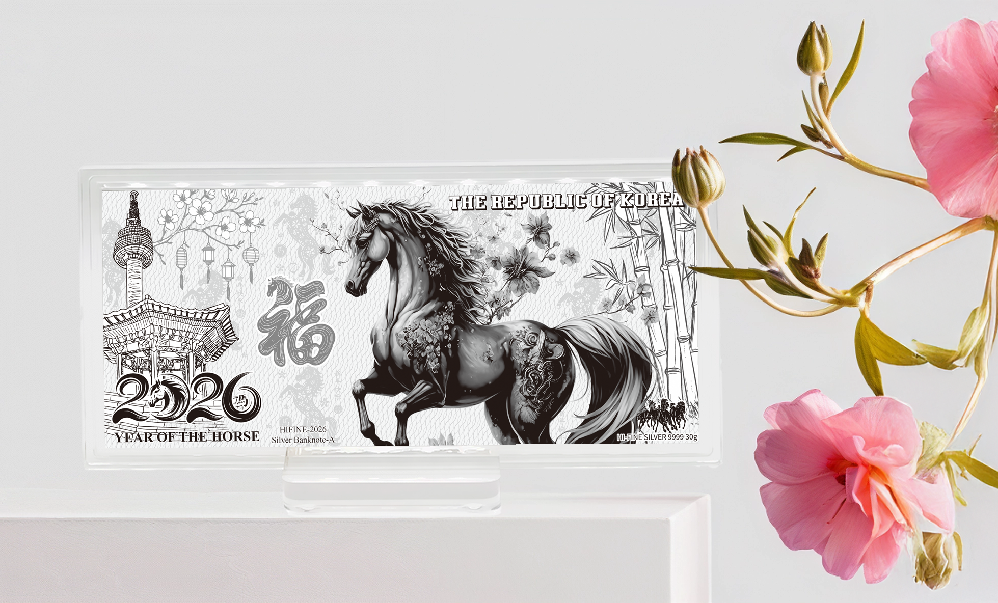 "2026년 병오년-붉은말의해 “ 순은99.99%,30g