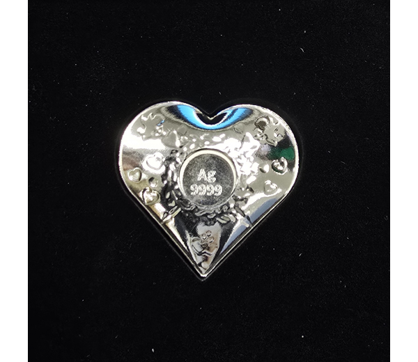 사랑하는 사람에게 기념일 선물 기념품 실버하트 _Silver 9999, 31.1g