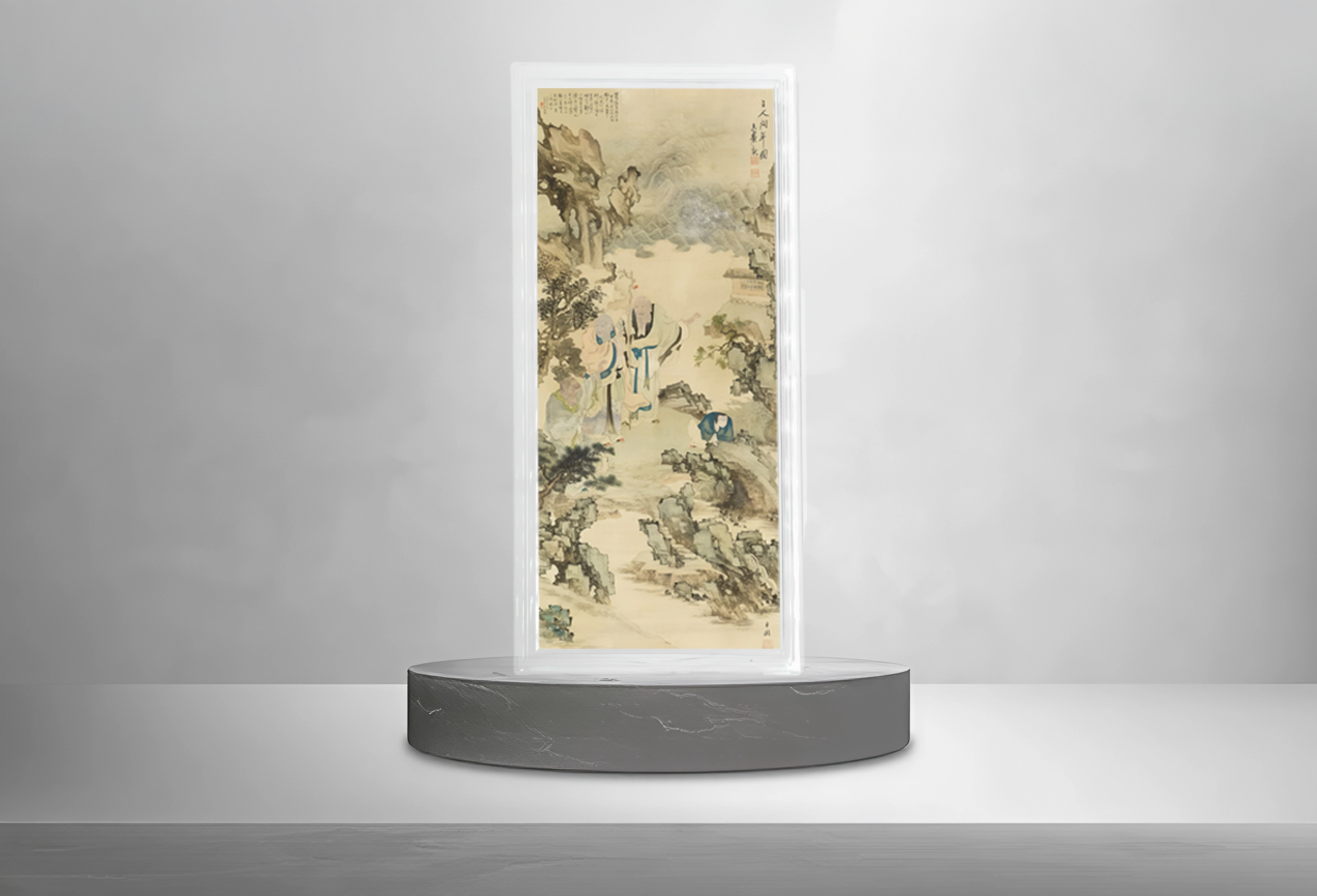 장승업 삼인문년 순은 채색실버바 30g