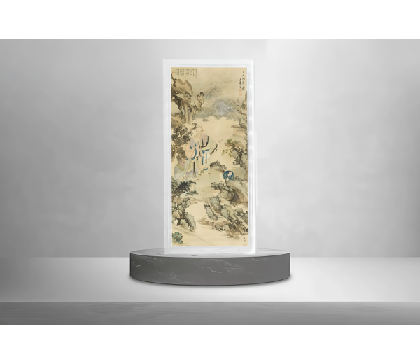 장승업 삼인문년 순은 채색실버바 30g