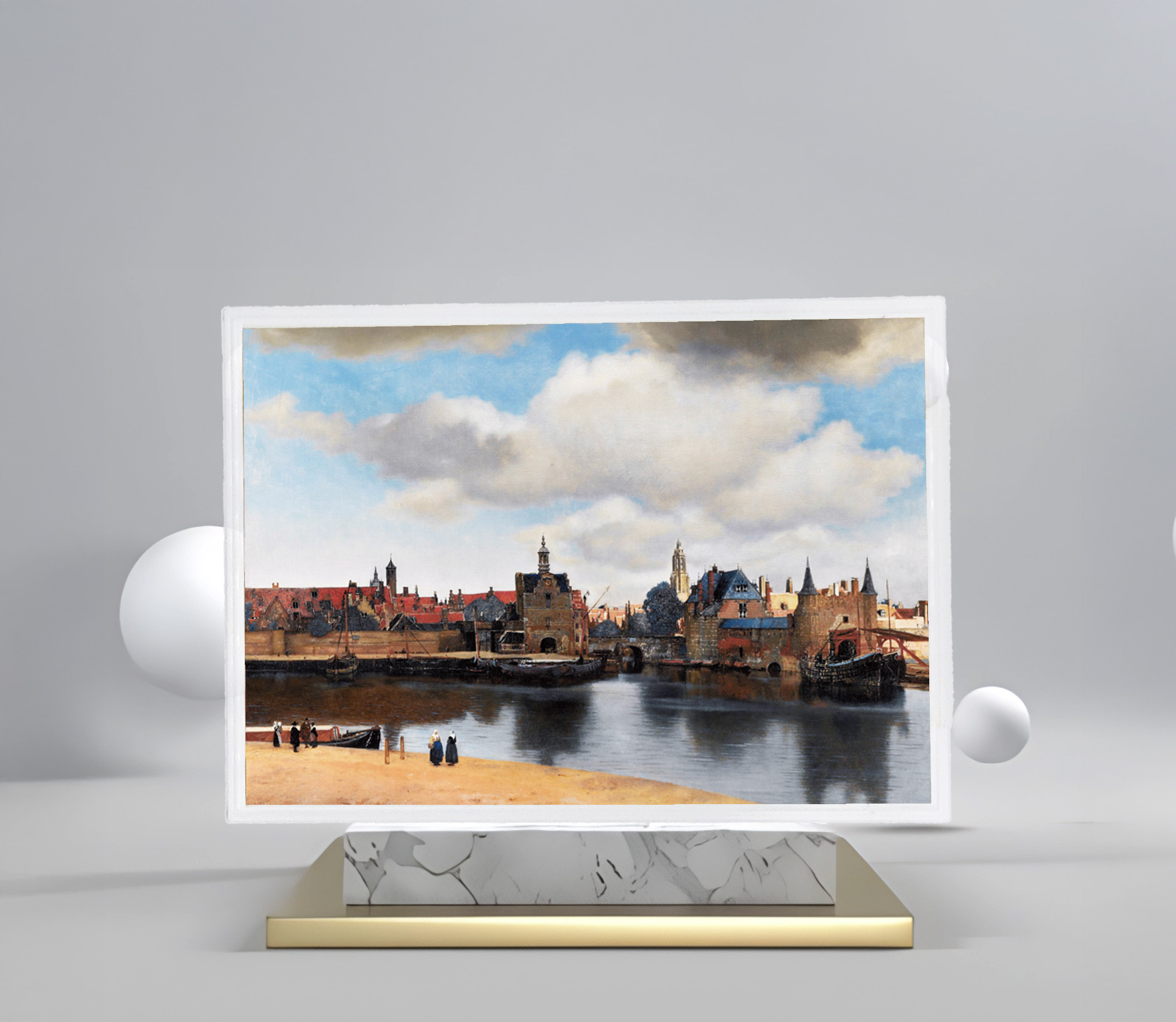 베르메르 3대 명작 실버 컬렉션 순은 70g 아트 실버