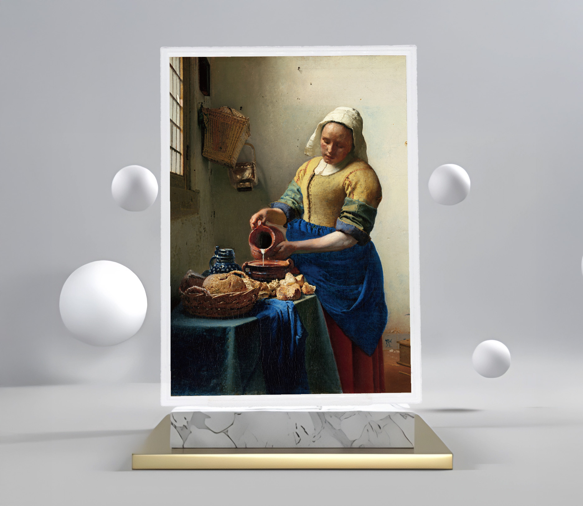 베르메르 3대 명작 실버 컬렉션 순은 70g 아트 실버