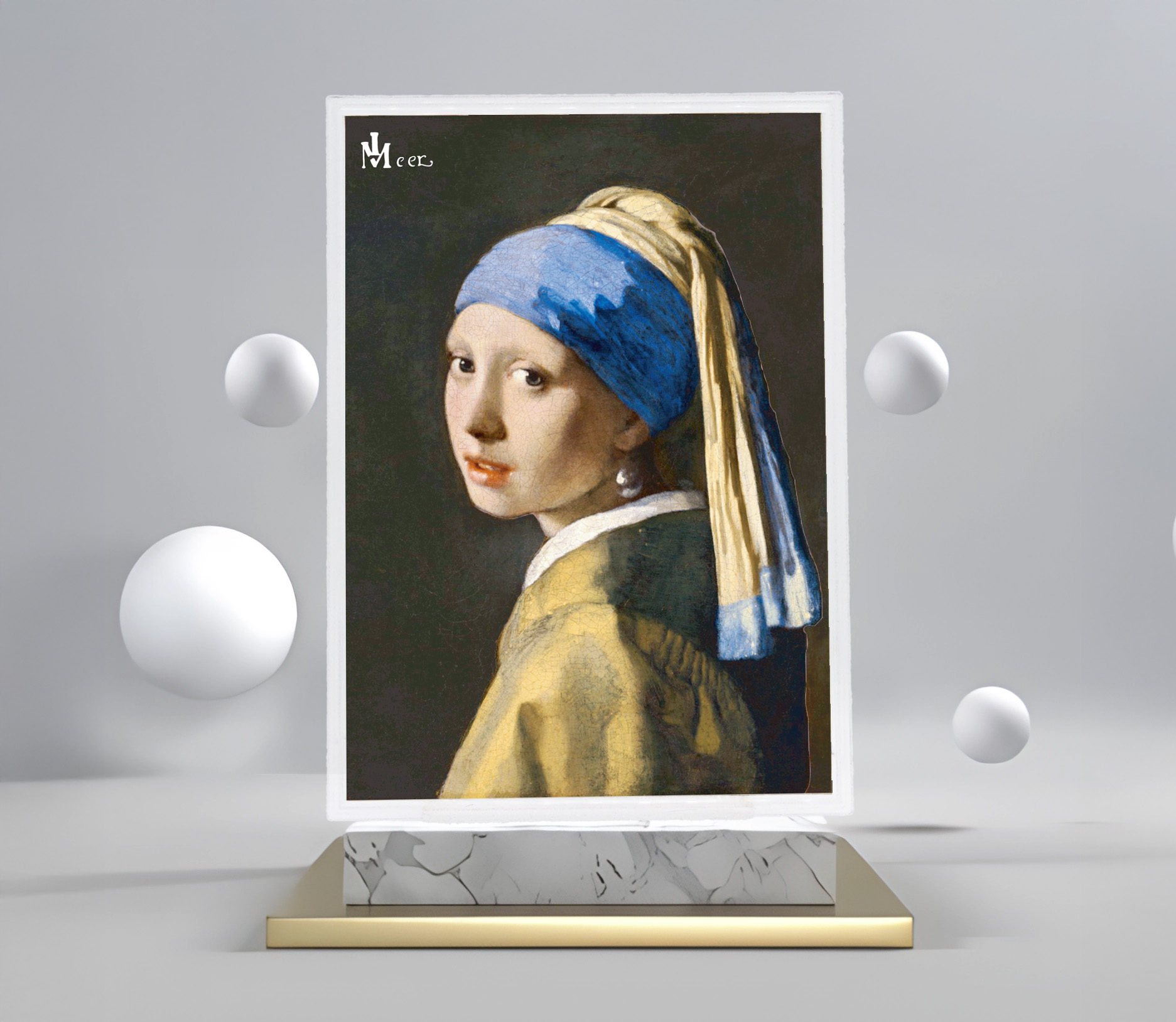 베르메르 3대 명작 실버 컬렉션 순은 70g 아트 실버