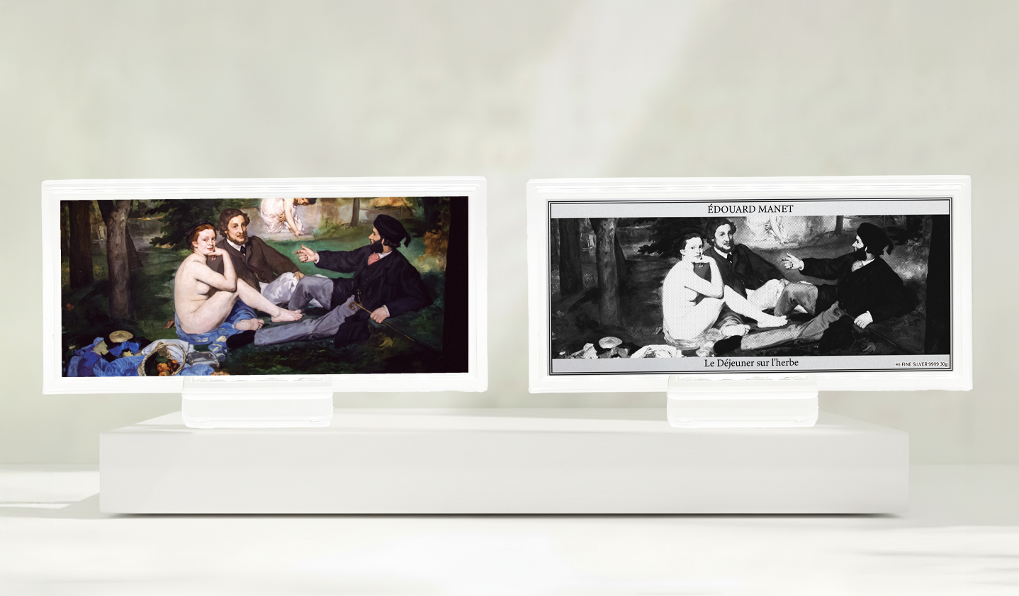 "마네" 실버 아트 에디션 2종 지폐형