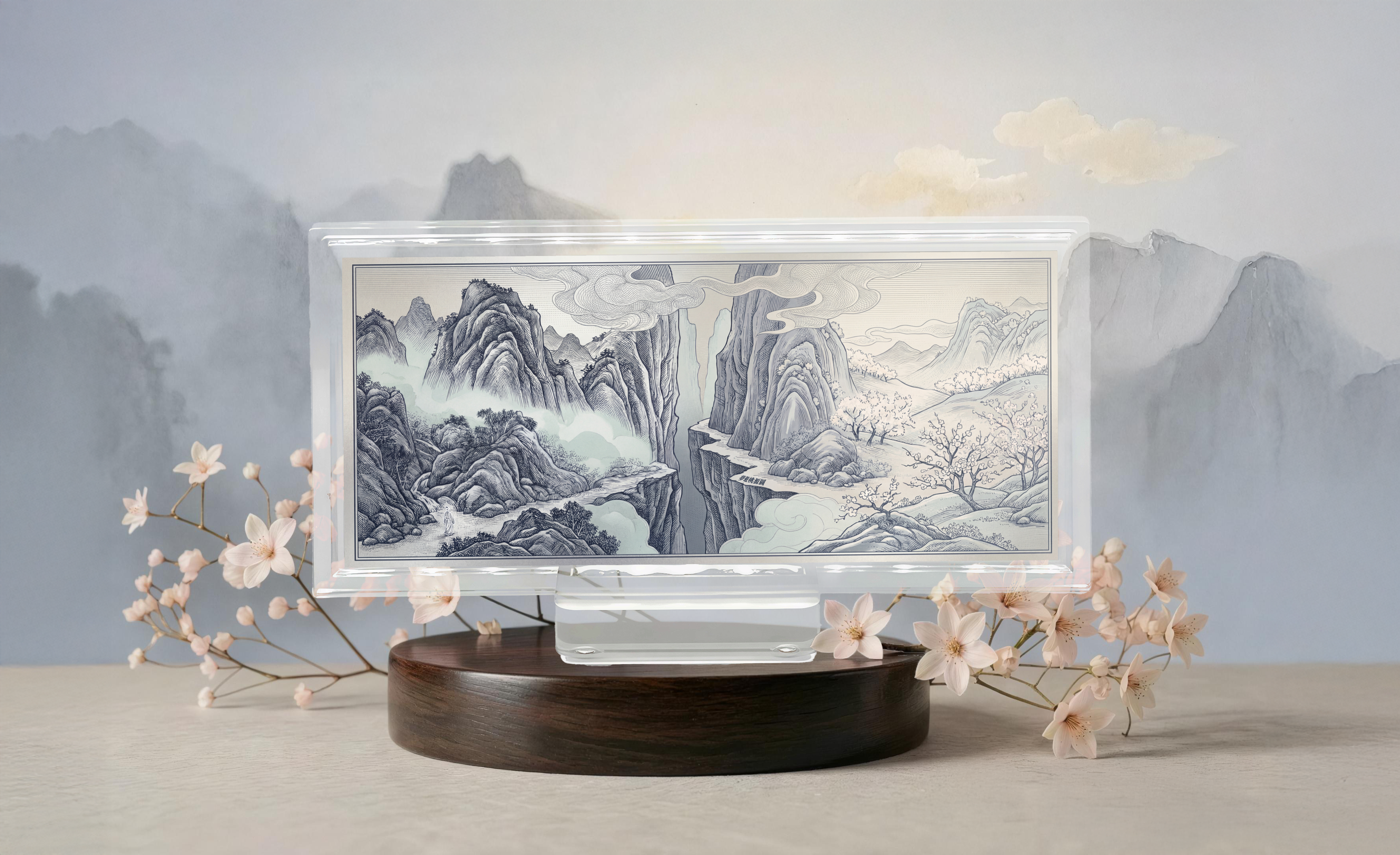 몽유도원도 순은 30g 아트 실버