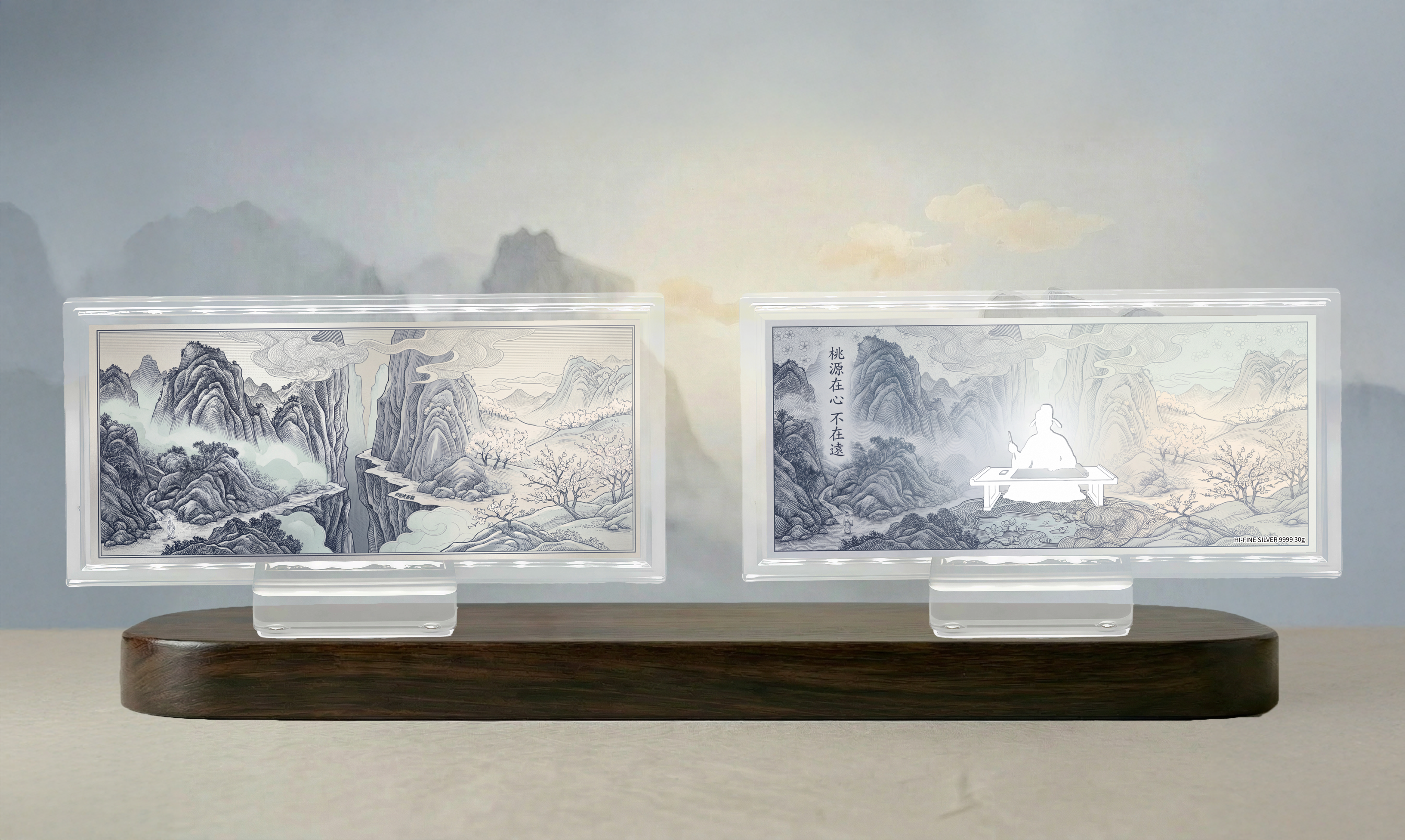 몽유도원도 순은 30g 아트 실버