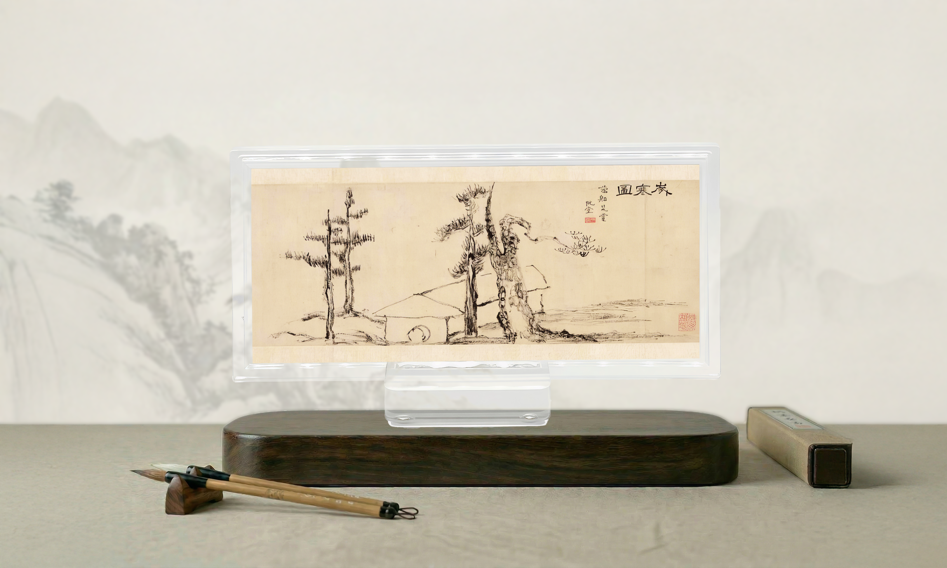 추사 김정희 세한도 · 묵란도 순은 30g 아트 실버