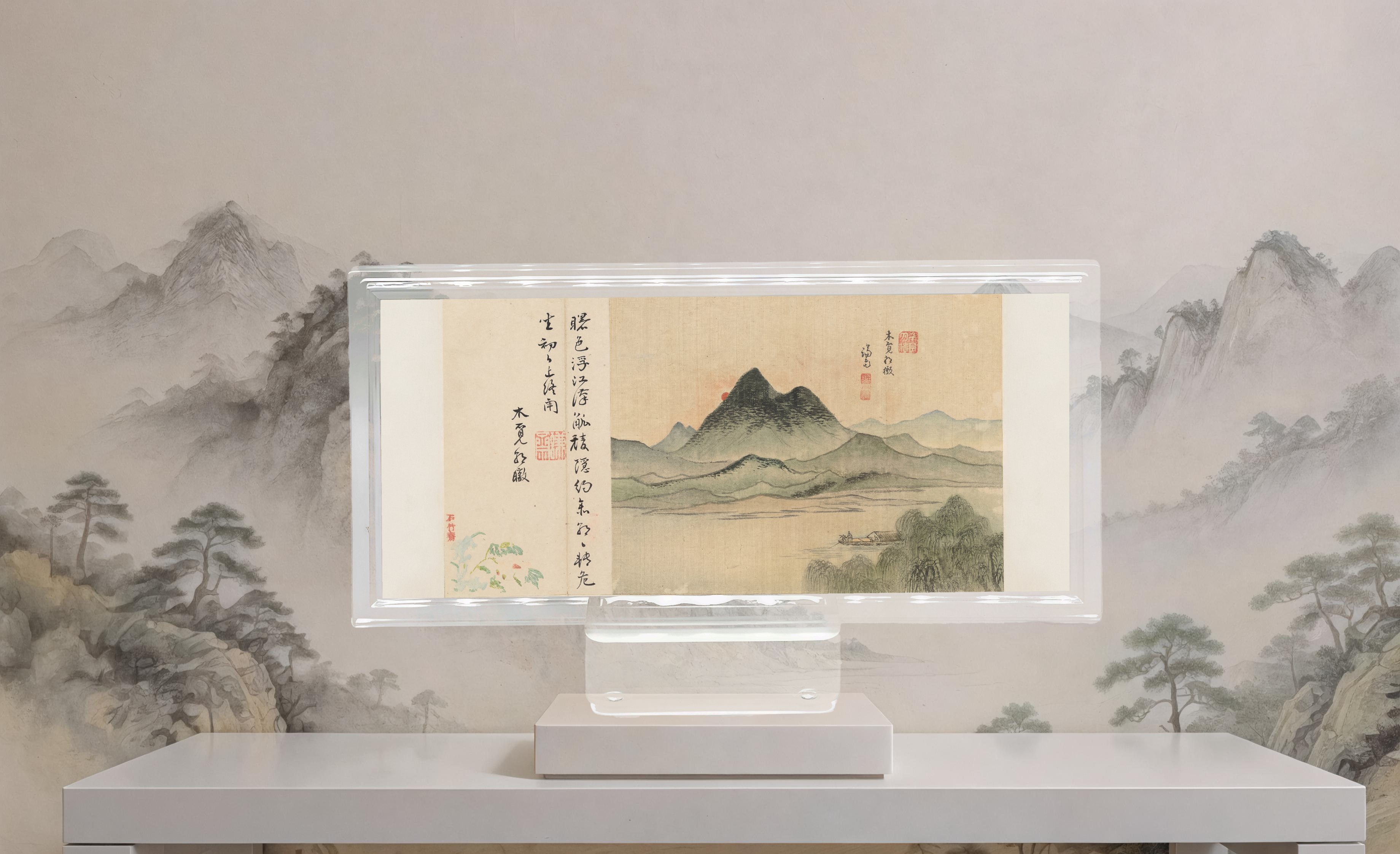 겸재 정선의 ‘목멱조돈’ 순은 30g 명화 작품