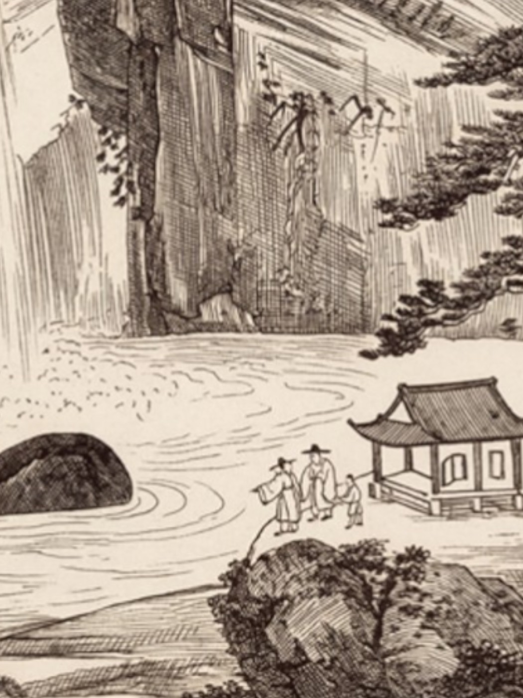 겸재 정선의 ‘박연폭포’ 순은 70g 실버 아트