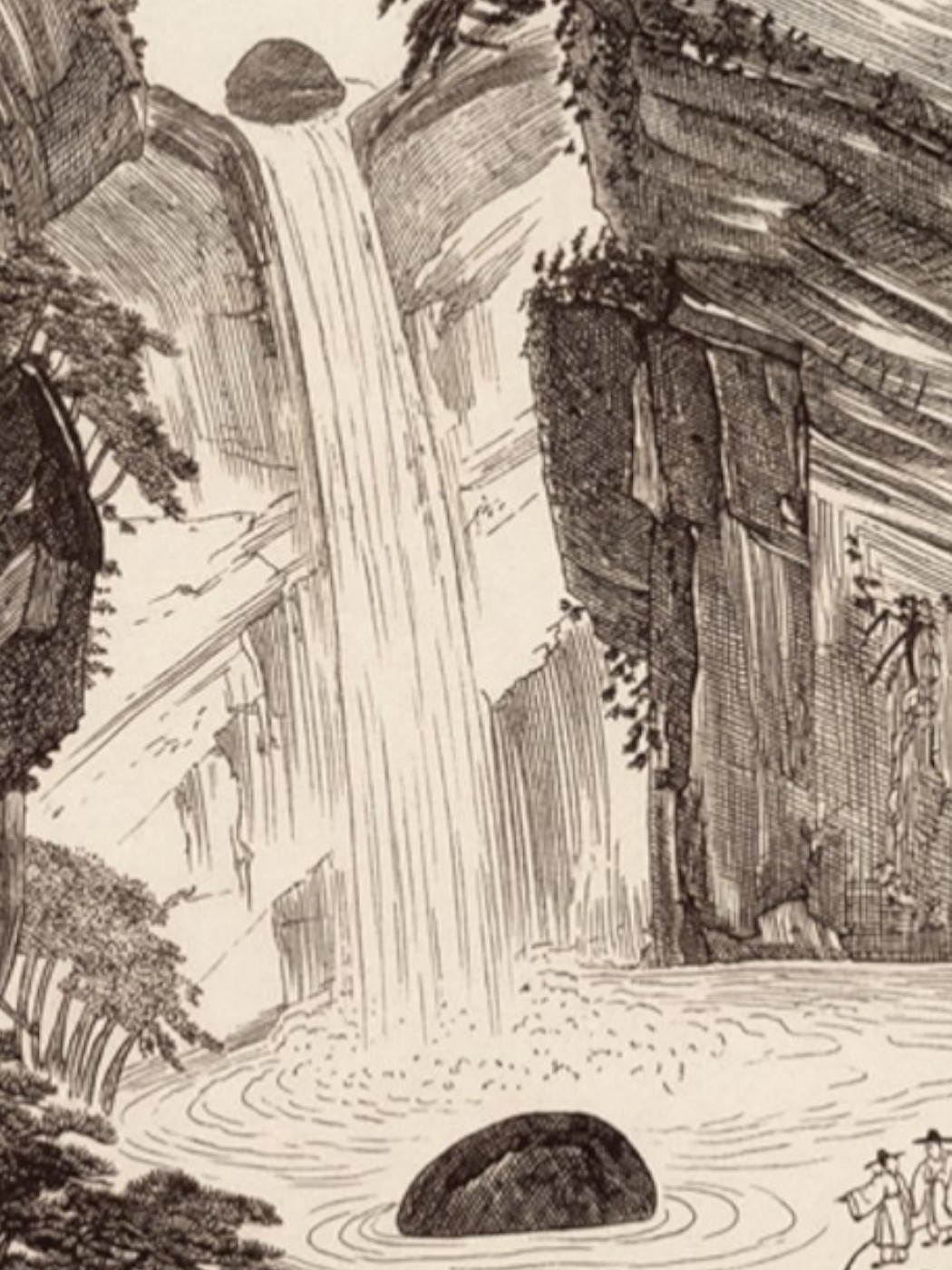 겸재 정선의 ‘박연폭포’ 순은 70g 실버 아트