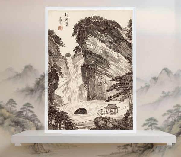 겸재 정선의 ‘박연폭포’ 순은 70g 실버 아트