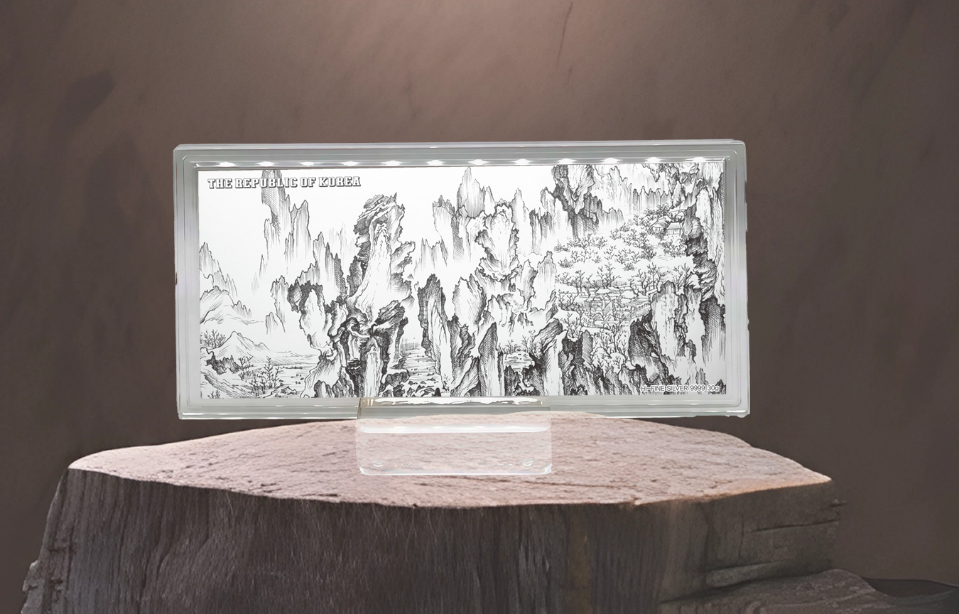 안견의 몽유도원도 순은 30g 아트 실버