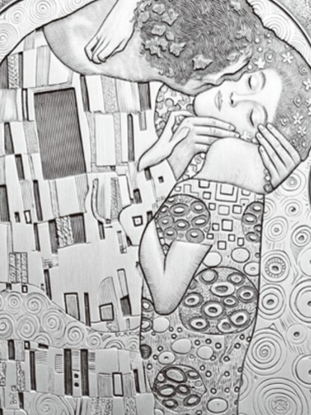 구스타프 클림트 ‘키스’ 실버 컬렉션