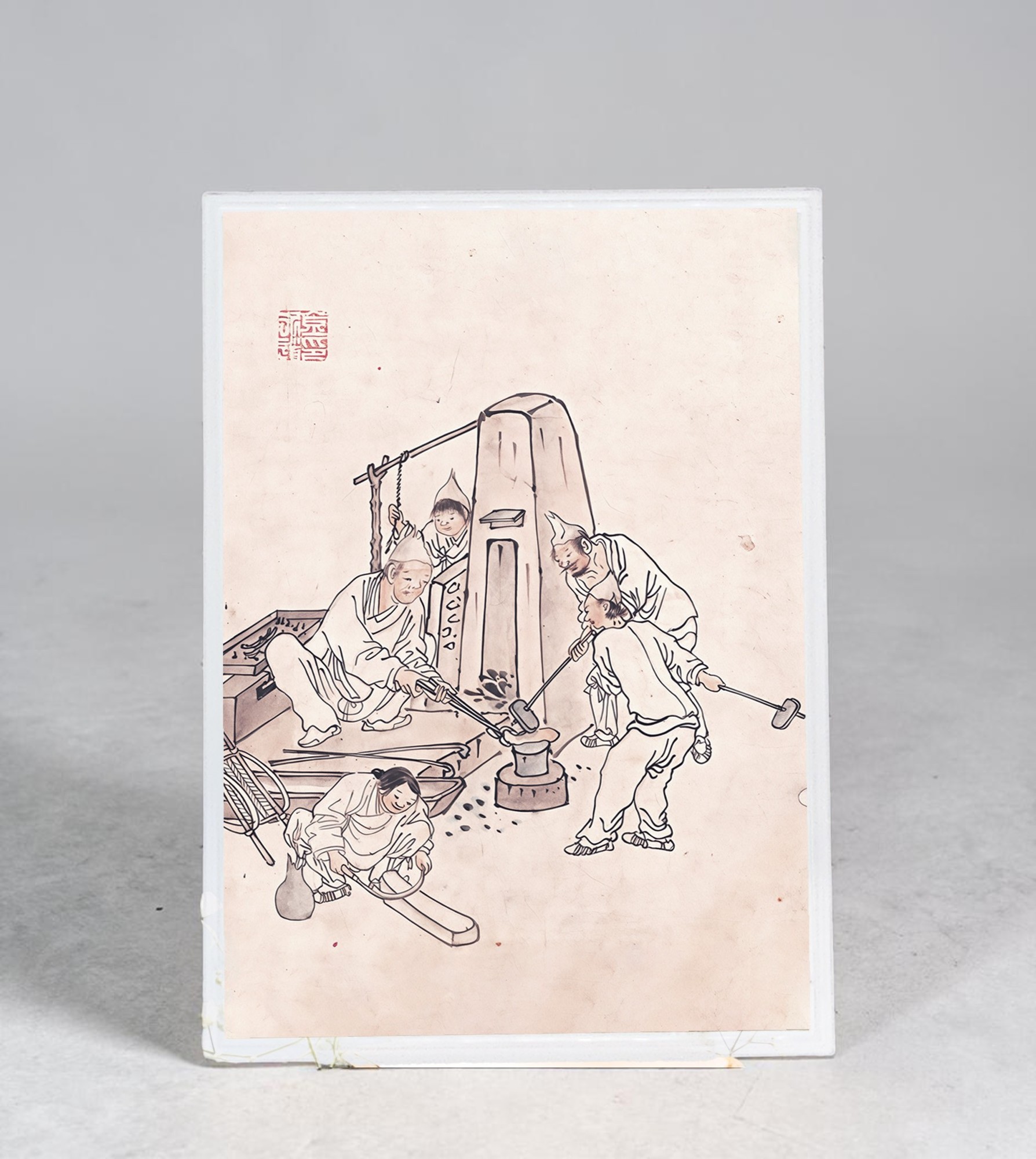 김홍도 70g 프리미엄 3종 컬렉션(서당.씨름.대장간)