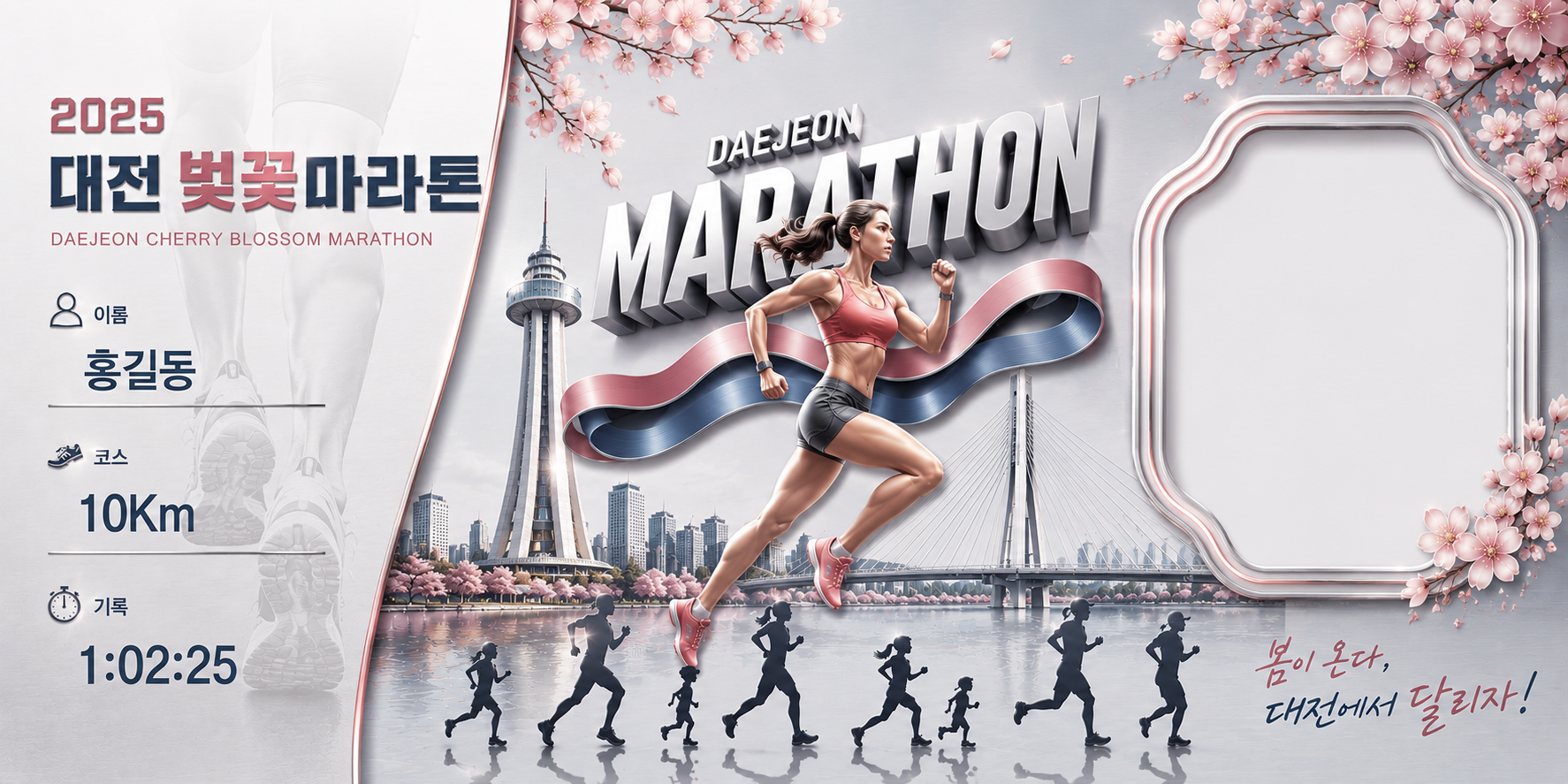 마라톤용 커스텀 실버포일 굿즈