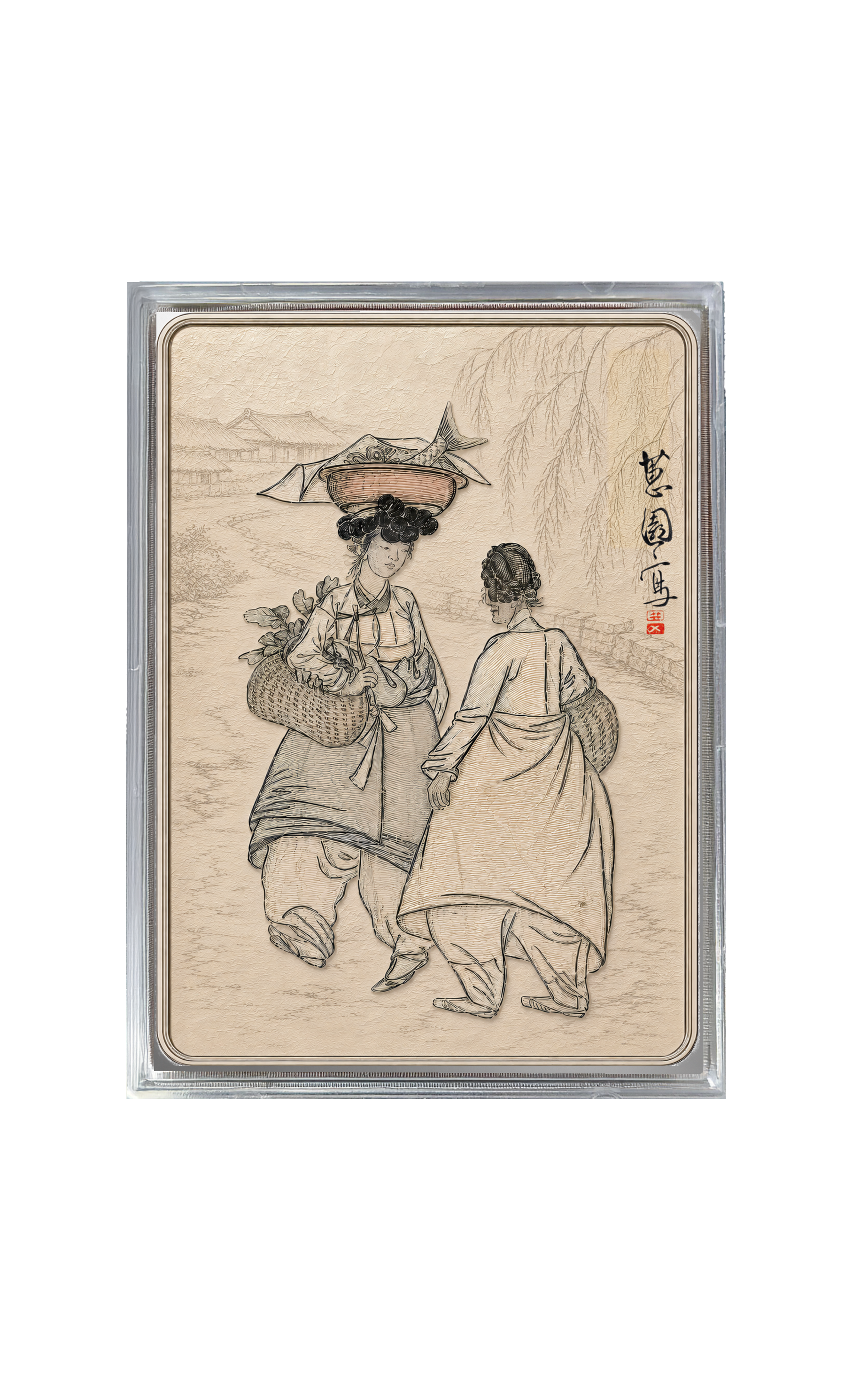 신윤복의 《여속도첩(女俗圖帖)》 4종
