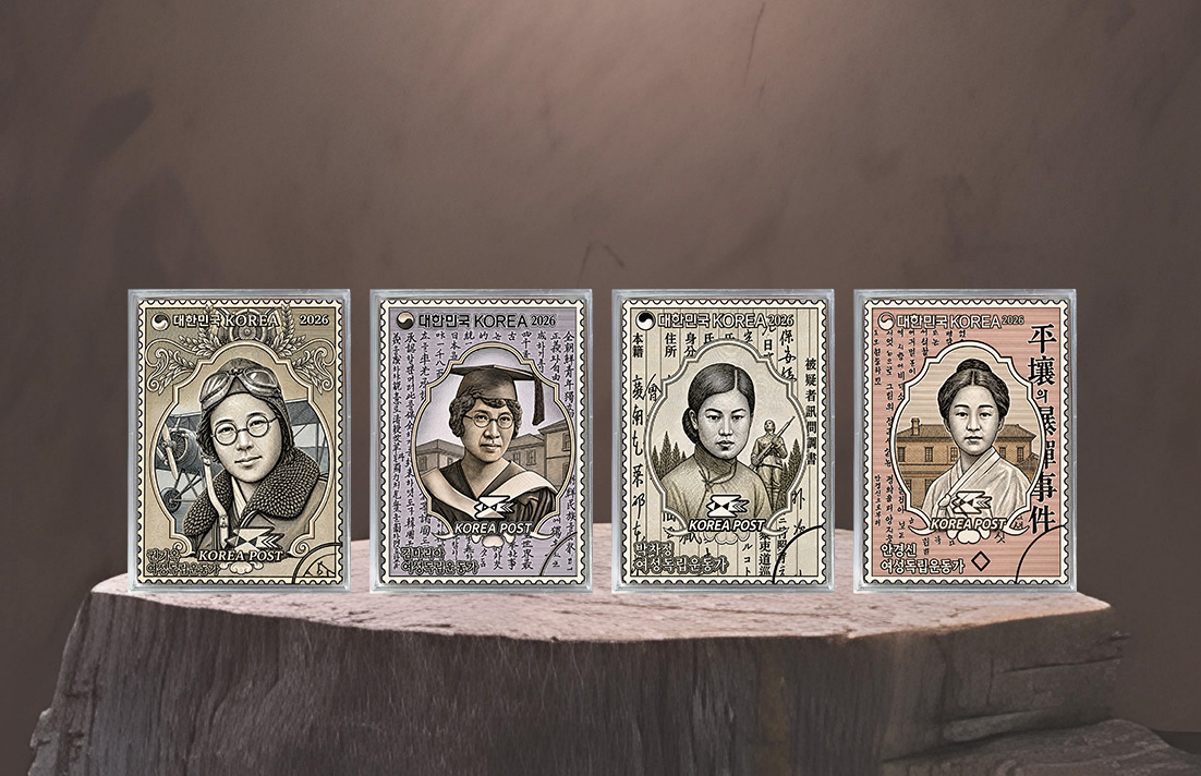 광복81주년 기념-여성독립운동가 4종(포토카드형 아트실버)
