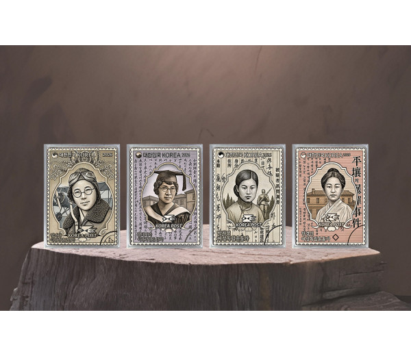 광복81주년 기념-여성독립운동가 4종(포토카드형 아트실버)